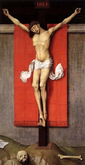 WEYDEN, Rogier van der Crucifixion Diptych china oil painting image